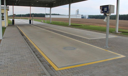 Imagen de una bascula para camiones